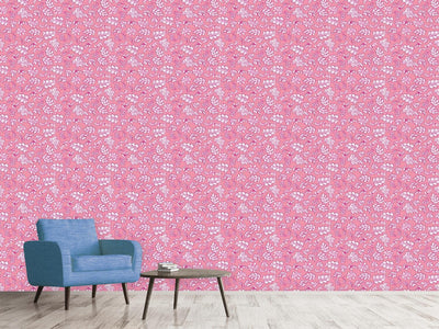 patterned-wallpaper-leafage-rose