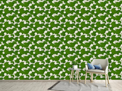patterned-wallpaper-water-lilies