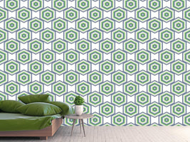 patterned-wallpaper-spring-in-hexagonia