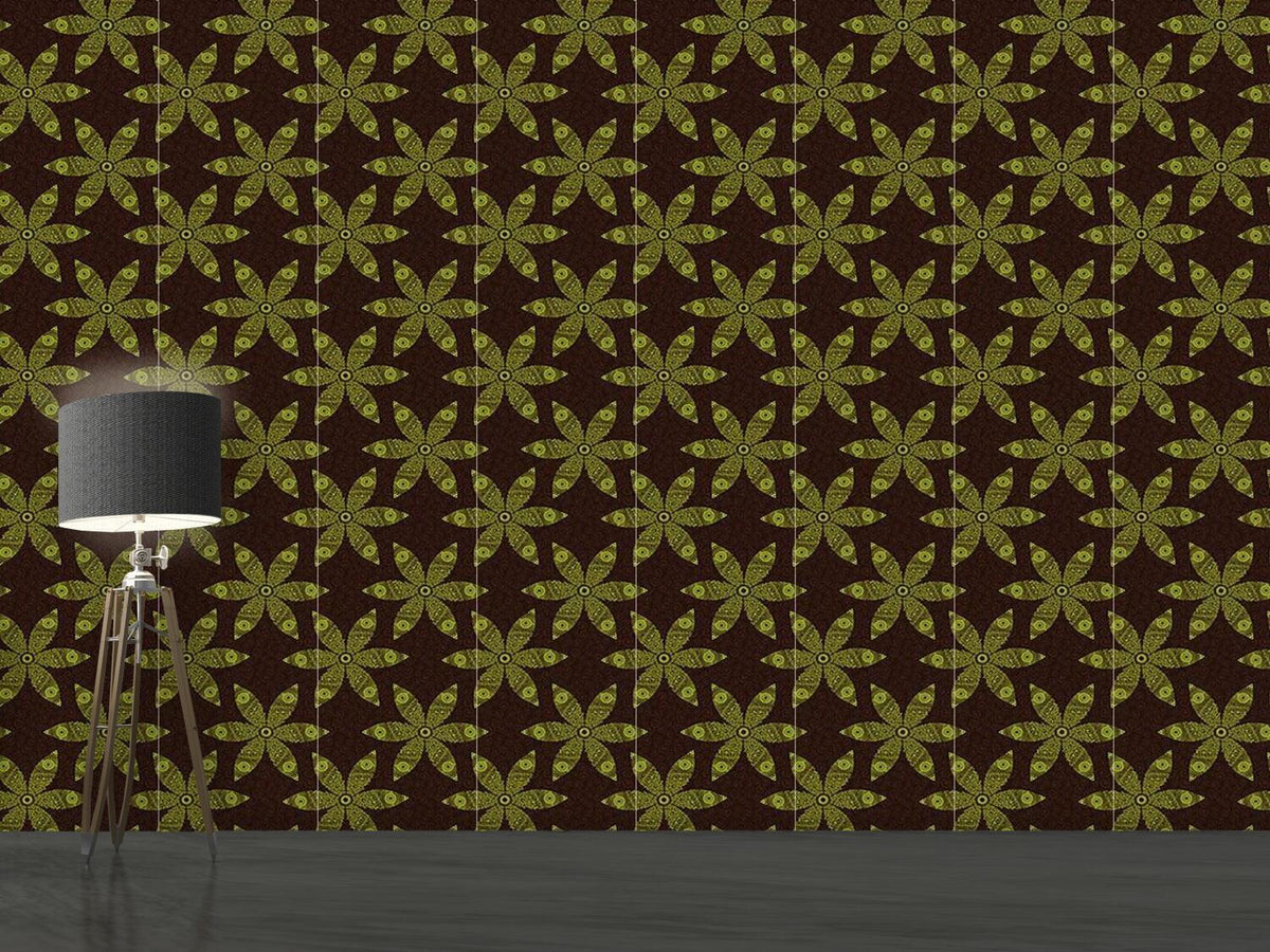patterned-wallpaper-autumny-flower-movement
