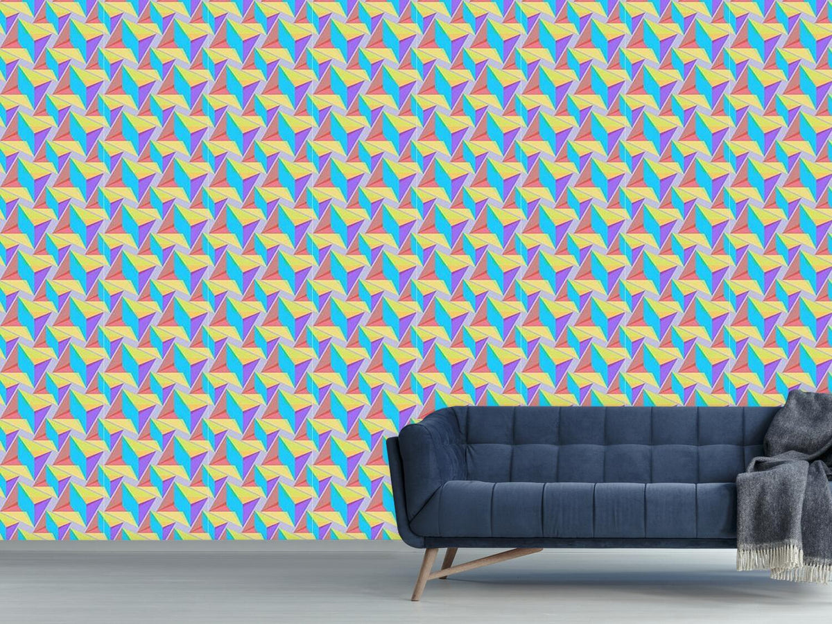 patterned-wallpaper-harlequin-geometry