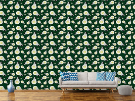 patterned-wallpaper-light-bulbs