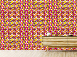 patterned-wallpaper-flower-tiles