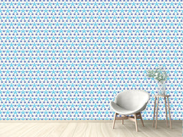 patterned-wallpaper-snowflakes-dance-on-dots