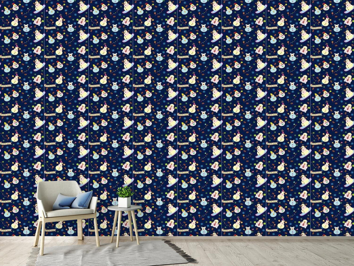 patterned-wallpaper-sweet-snowmen