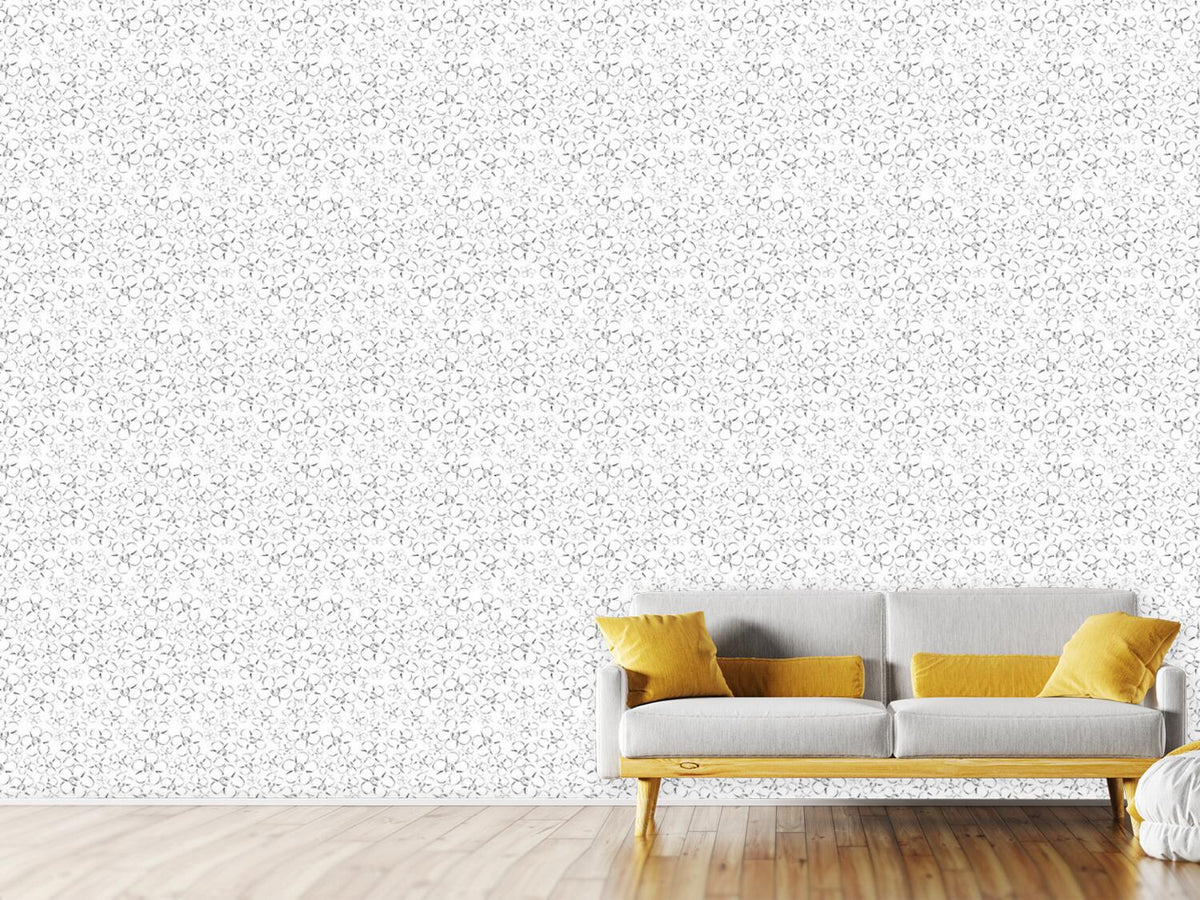 patterned-wallpaper-flower-sketches