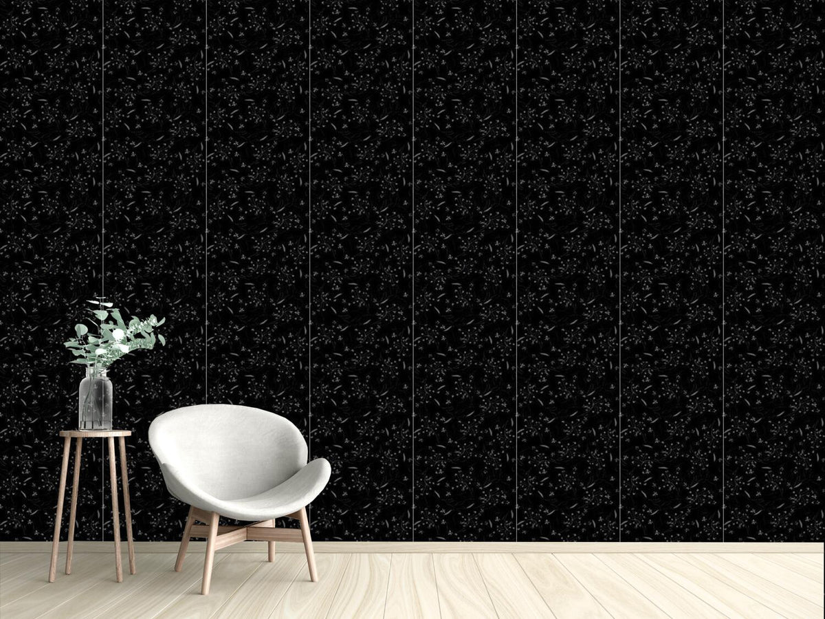 patterned-wallpaper-floral-shower
