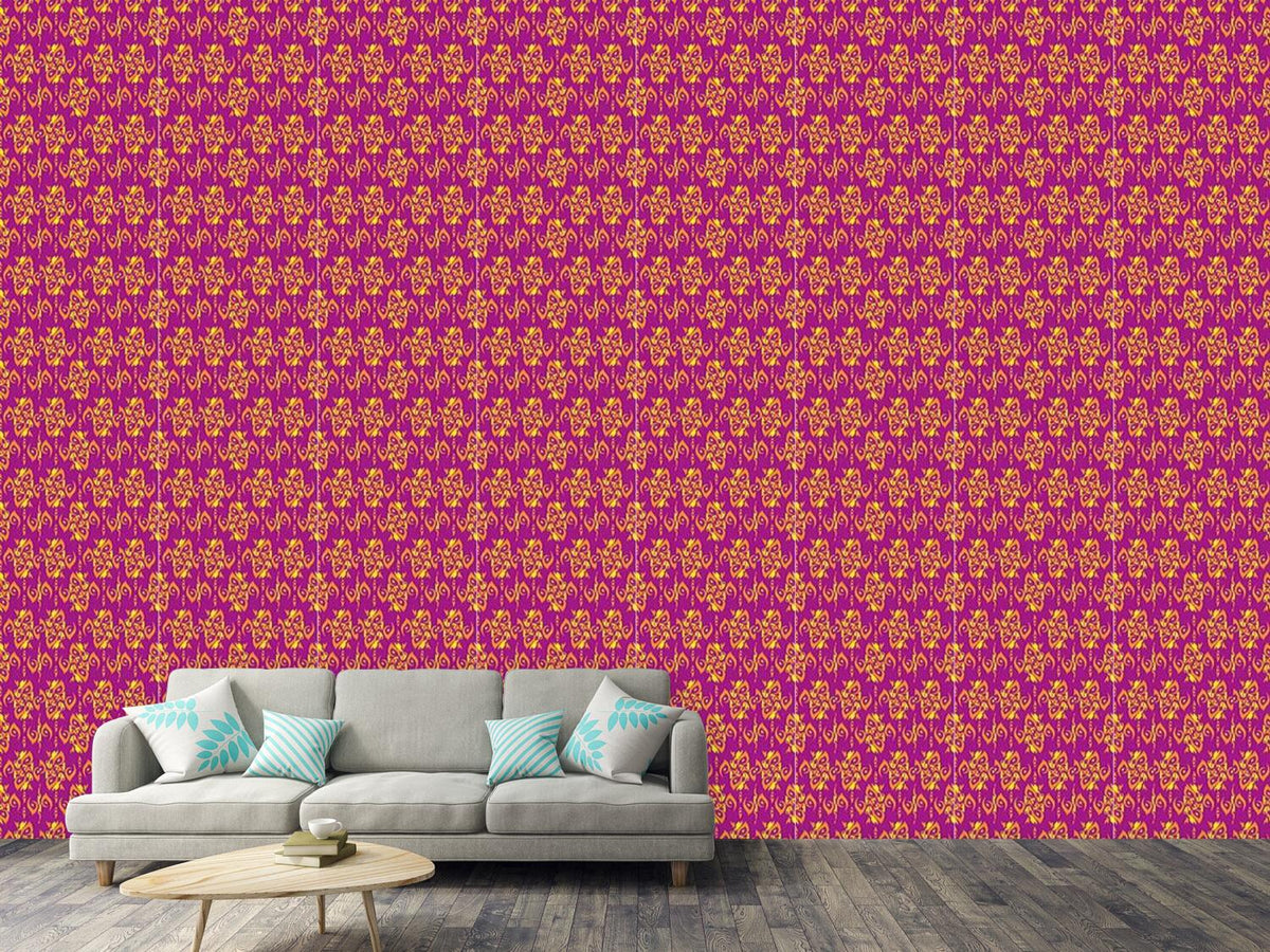 patterned-wallpaper-tribal-fish