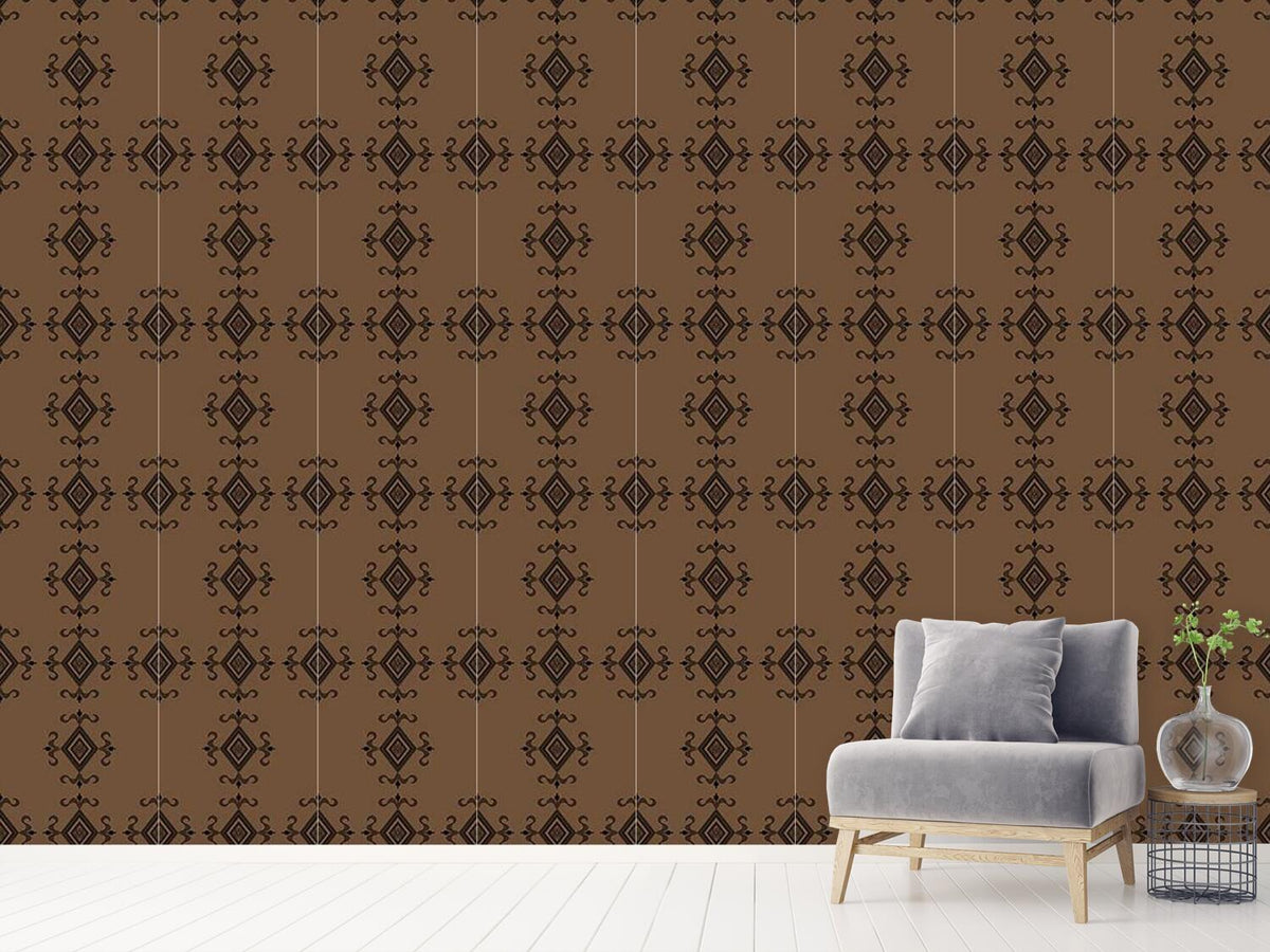 patterned-wallpaper-gothic-brown