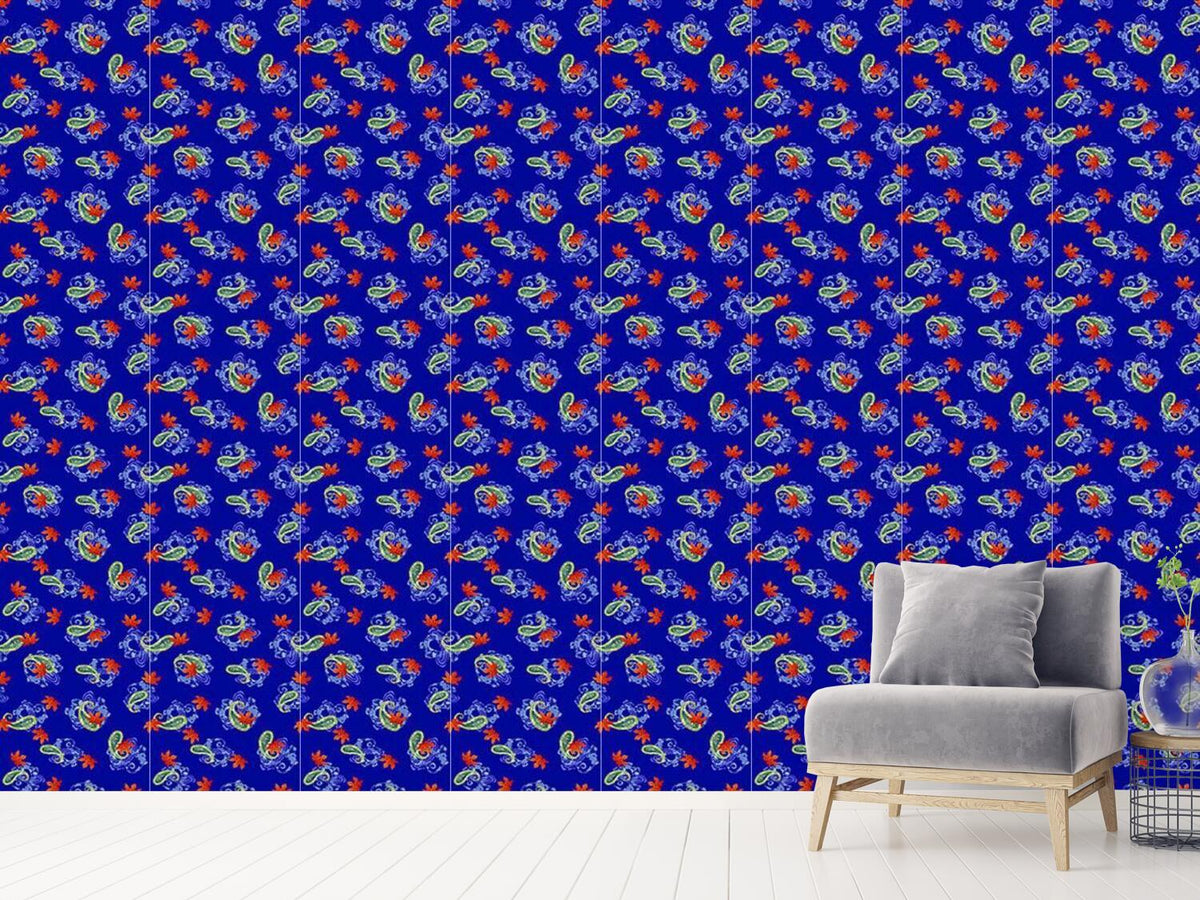 patterned-wallpaper-paisley-leaf-melange