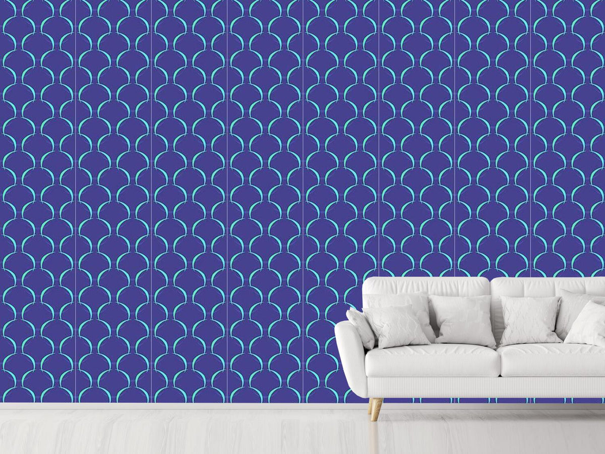 patterned-wallpaper-mesh-blue