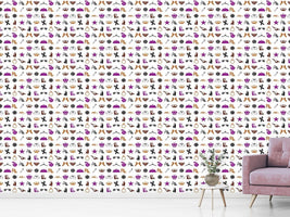 patterned-wallpaper-fashion-accessories