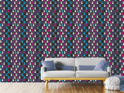 patterned-wallpaper-kittens-a-la-francaise