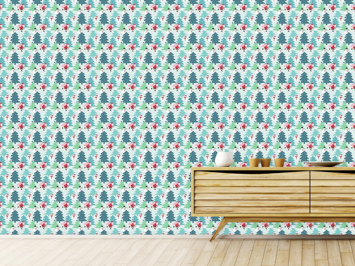 patterned-wallpaper-busy-santa-claus
