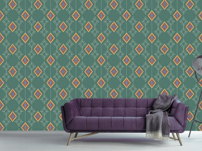 patterned-wallpaper-rhombs