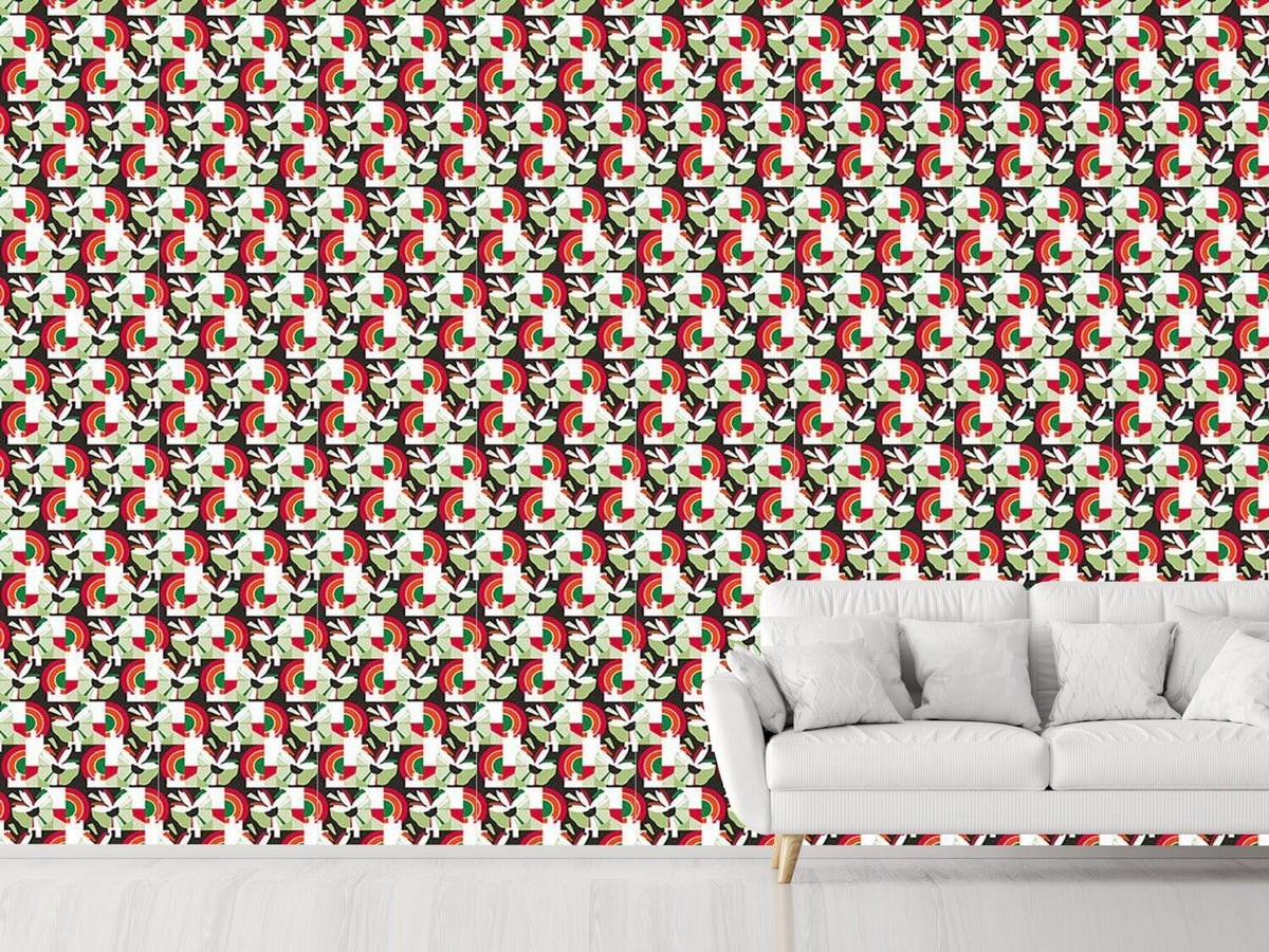 patterned-wallpaper-inflorescence-green