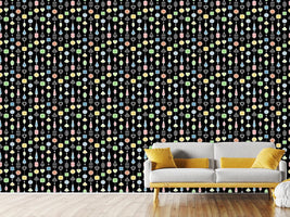 patterned-wallpaper-jewelry-curtain