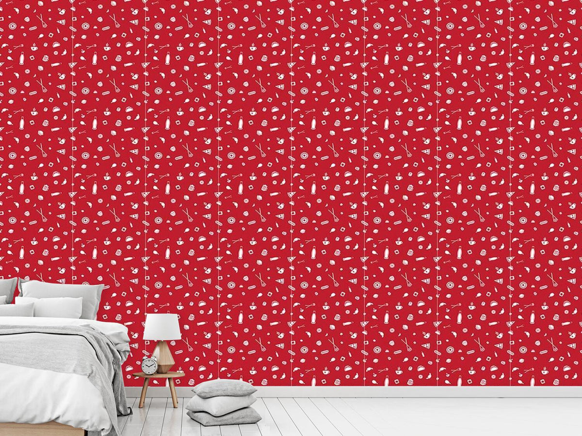 patterned-wallpaper-snack-bar