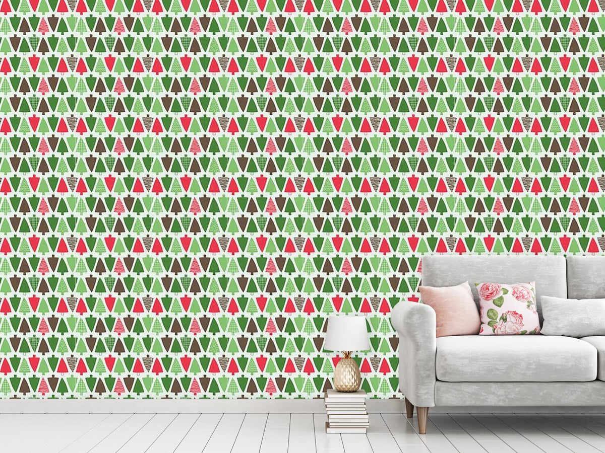 patterned-wallpaper-christmastree-alley