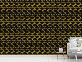 patterned-wallpaper-golden-weave
