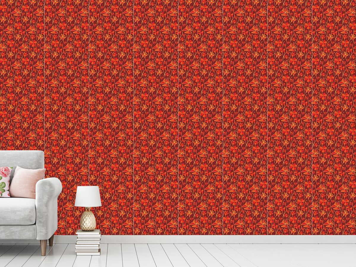 patterned-wallpaper-dekorative-clover