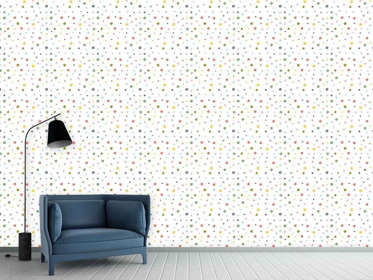 patterned-wallpaper-painted-polka-dot