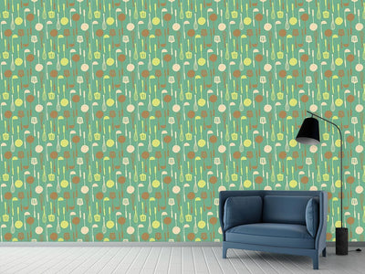 patterned-wallpaper-kitchen-utensils