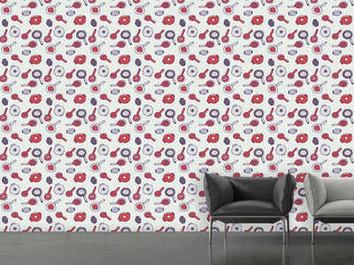 patterned-wallpaper-mums-pots-and-pans