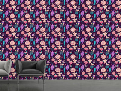 patterned-wallpaper-retro-christmas-baubles