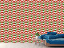 patterned-wallpaper-chess-with-christmas-trees