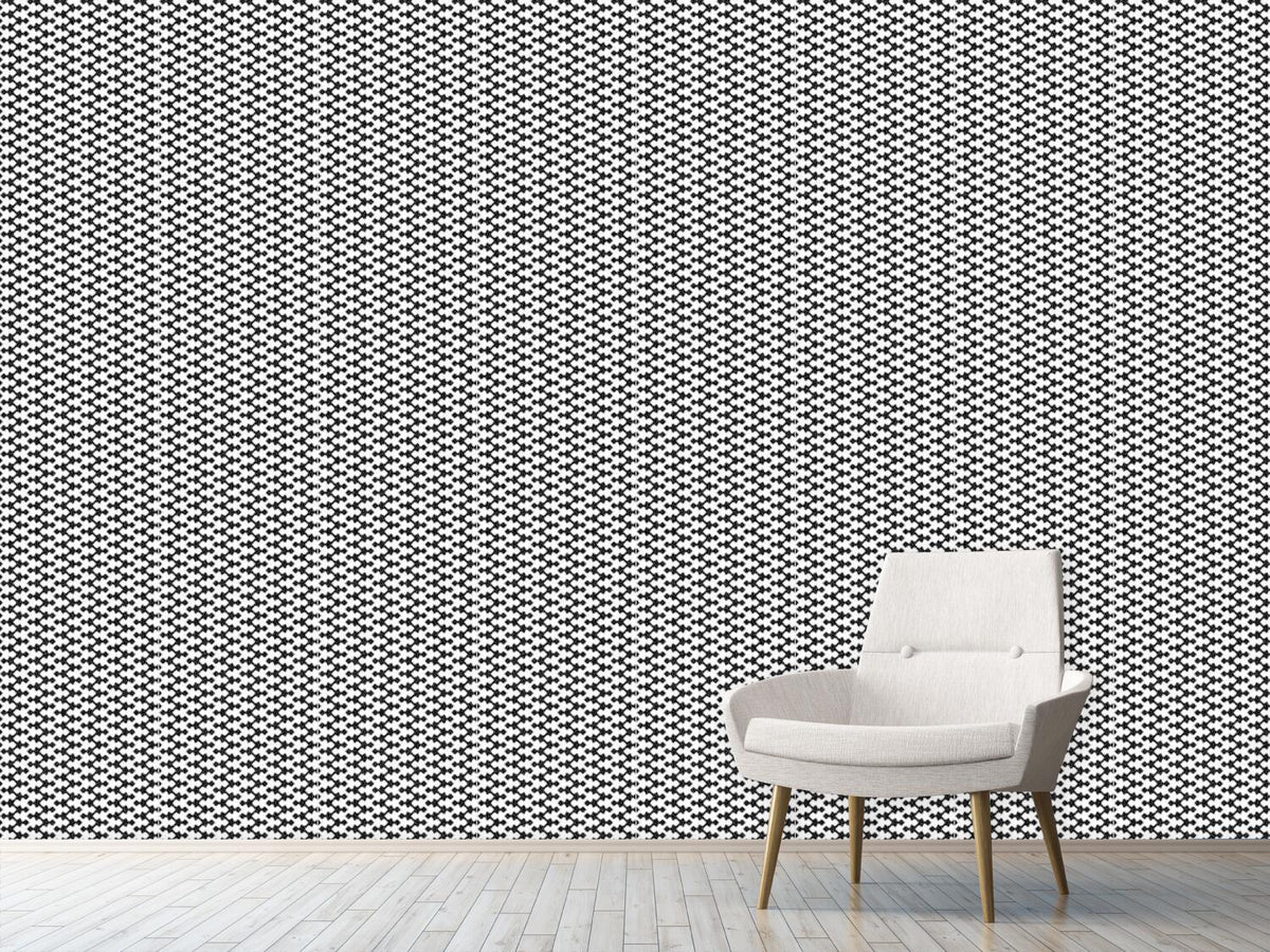 patterned-wallpaper-black-meets-white-in-zig-zag