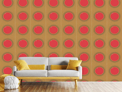 patterned-wallpaper-round-shapes