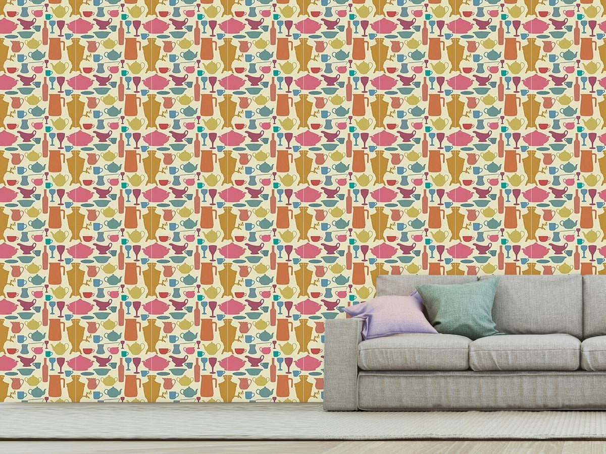 patterned-wallpaper-tiffanys-table