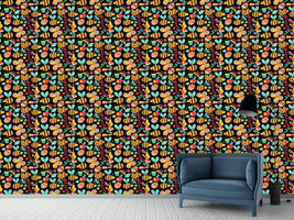patterned-wallpaper-the-night-shift-of-the-busy-honey-bees
