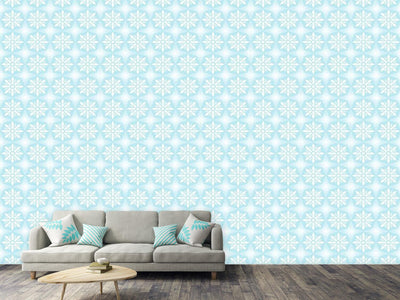 patterned-wallpaper-ice-crystal-geometry