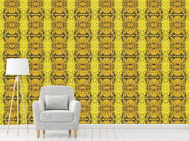 patterned-wallpaper-stained-yellow