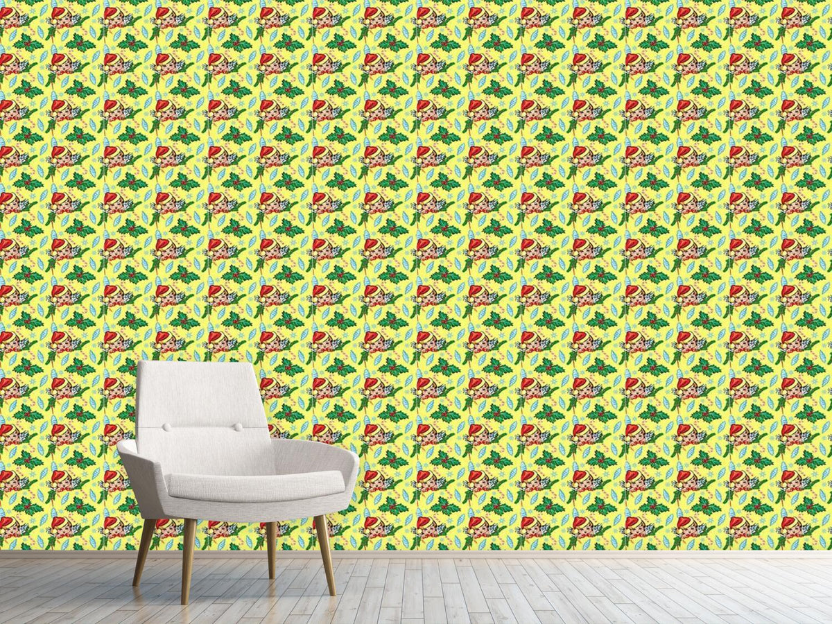 patterned-wallpaper-christmas-angel