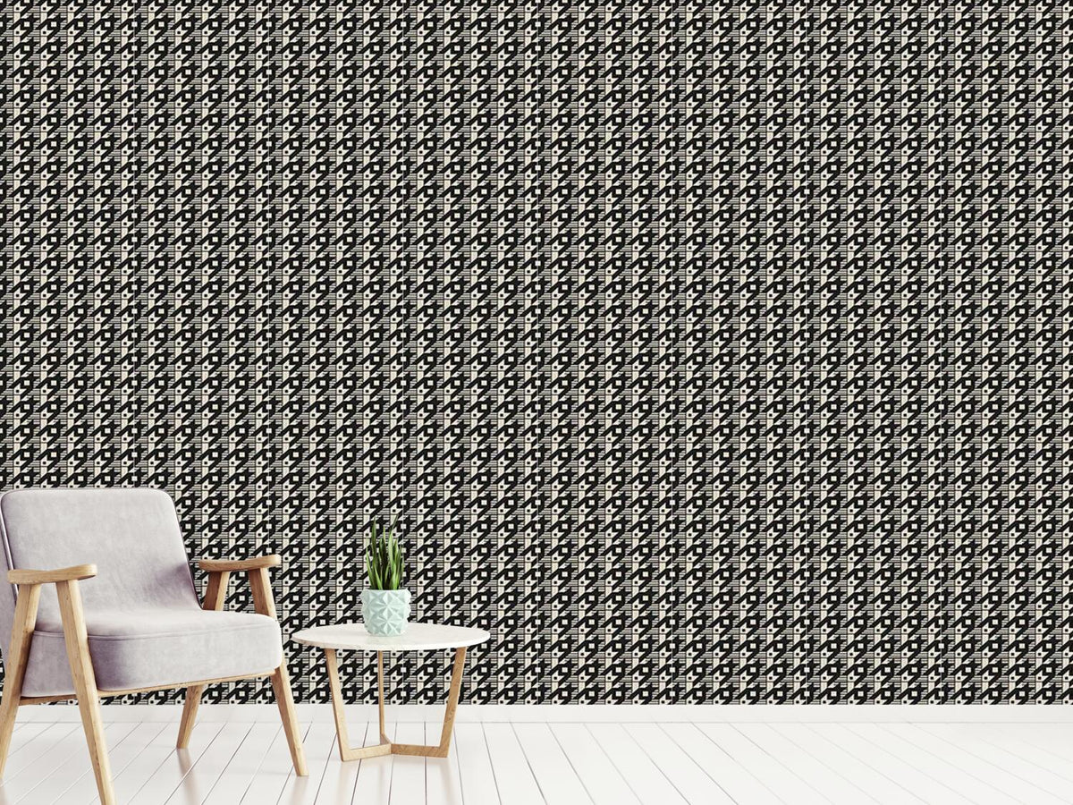 patterned-wallpaper-hounds-tooth-variation