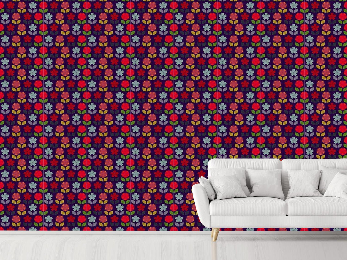 patterned-wallpaper-funny-retro-garden