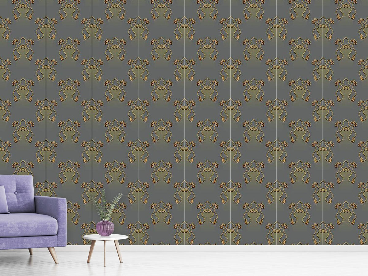 patterned-wallpaper-golden-frog