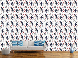 patterned-wallpaper-flying-swallows