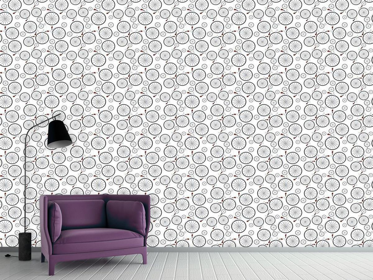 patterned-wallpaper-vintage-bicycles