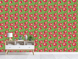 patterned-wallpaper-spring-petals