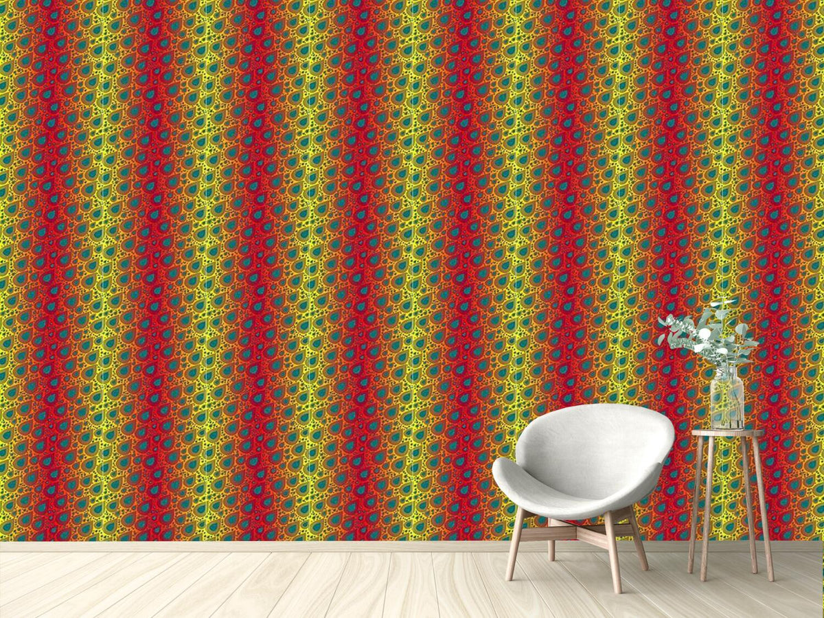 patterned-wallpaper-after-rain-comes-sun