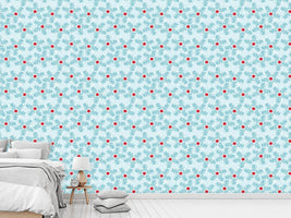 patterned-wallpaper-snowflakes