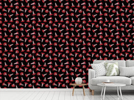 patterned-wallpaper-dancing-traffic-cones