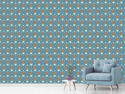 patterned-wallpaper-snowman-surrealism