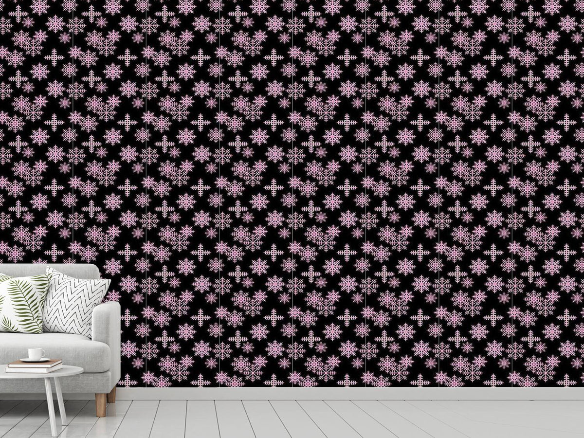 patterned-wallpaper-ice-crystals-black
