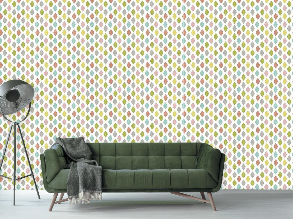 patterned-wallpaper-leaves-in-order