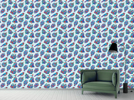 patterned-wallpaper-christmas-tree-deco